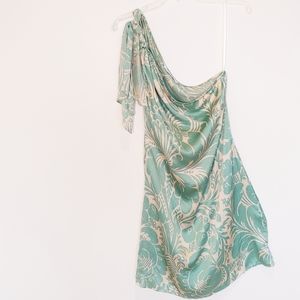 Diane von Furstenberg One Shoulder Mini Dress